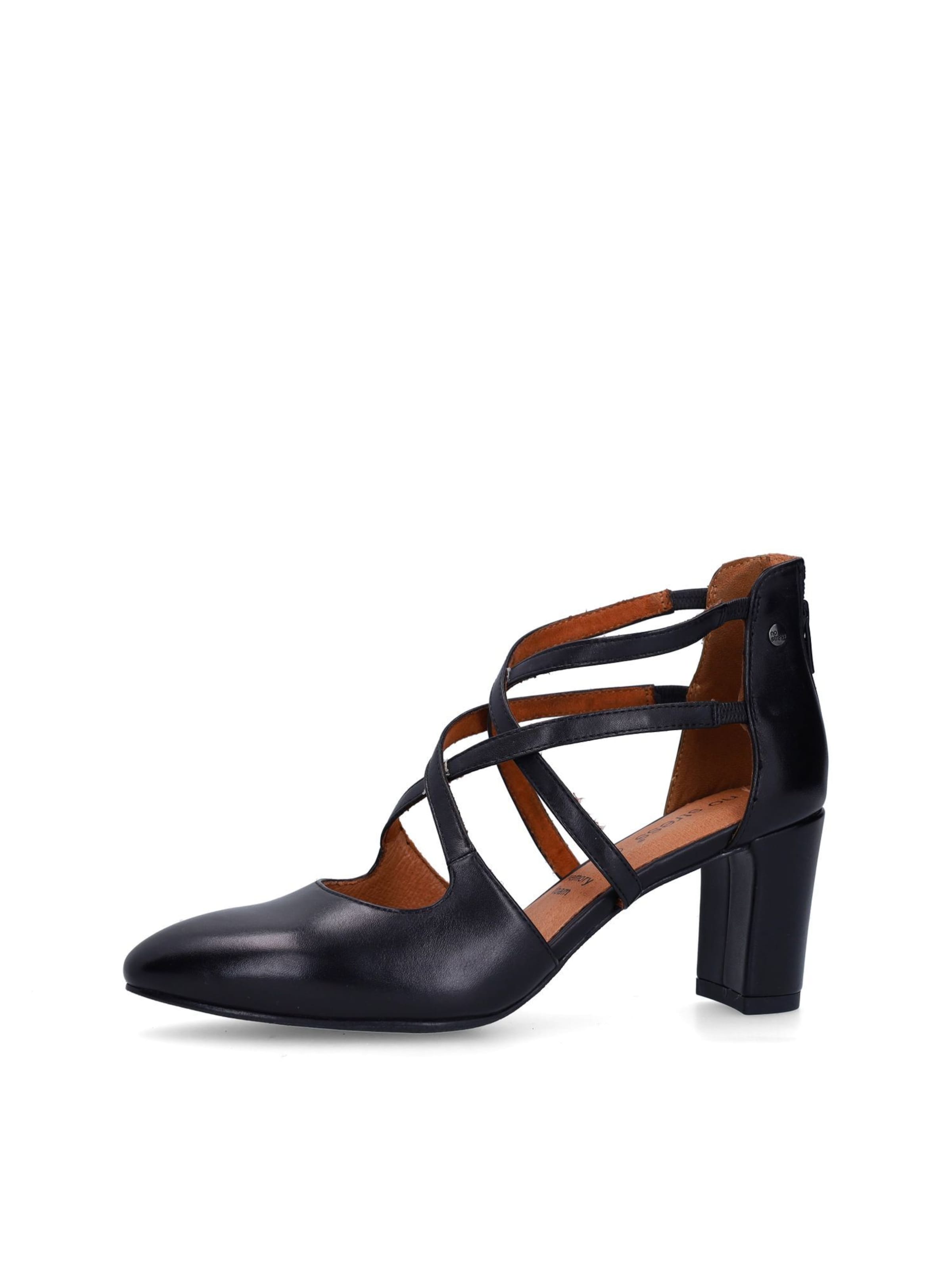 Escarpins MANFIELD en noir : devant