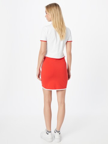 ADIDAS ORIGINALS Φούστα 'Mini With Binding Details' σε κόκκινο