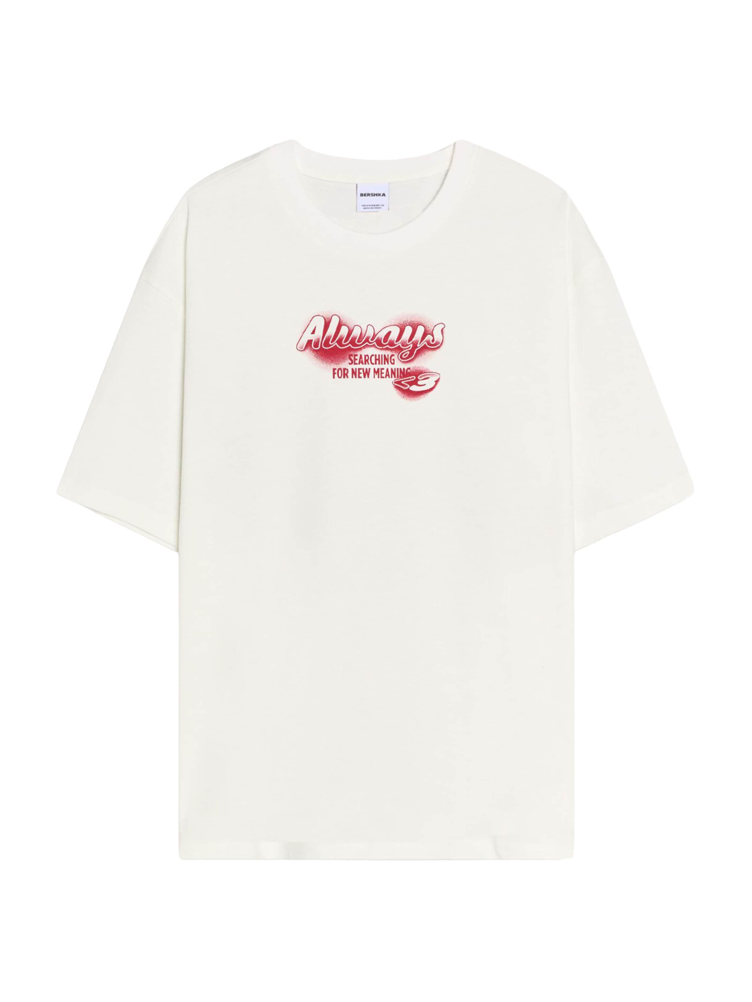 Maglietta di Bershka in bianco: frontale