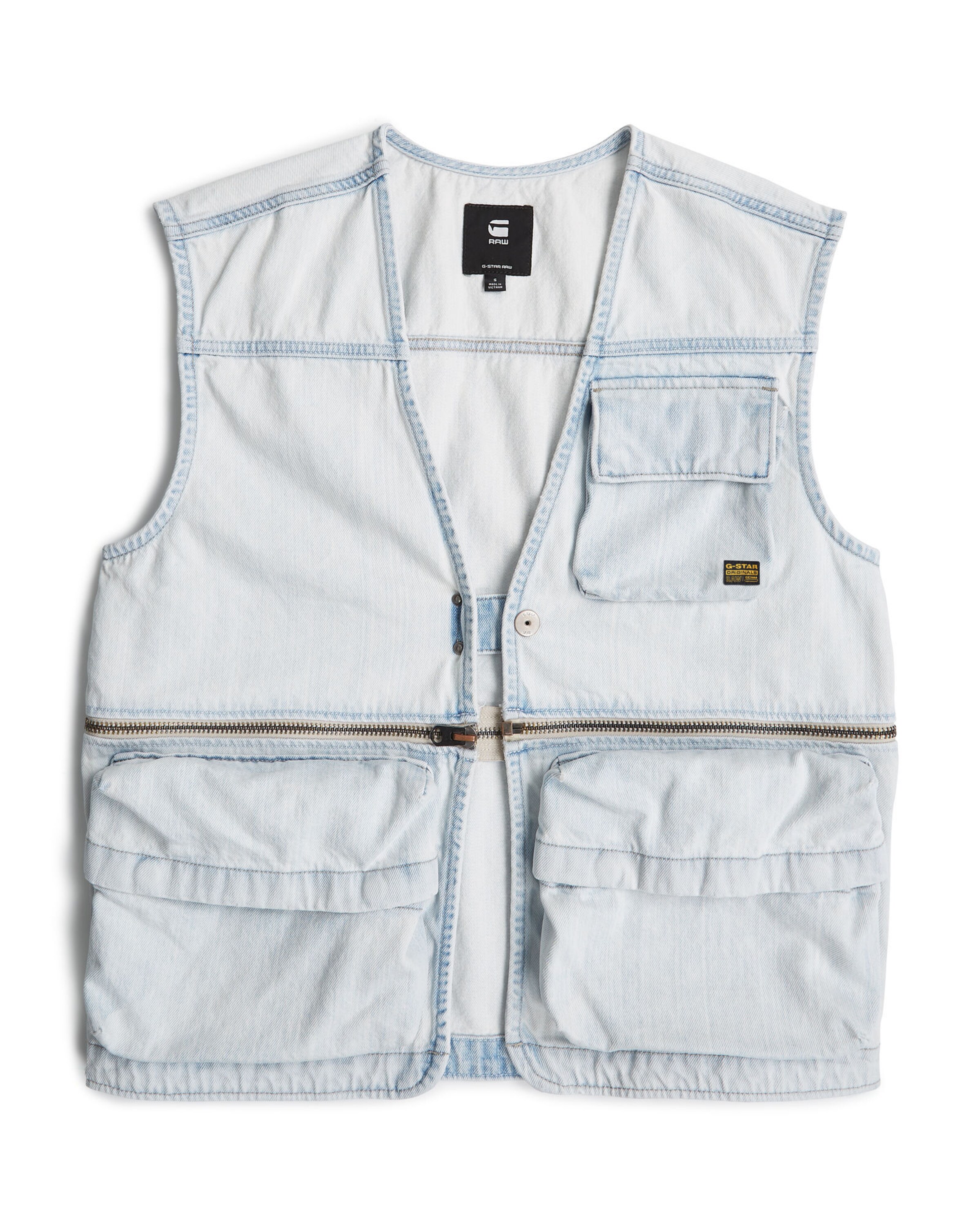 G-STAR Bodywarmer in Blauw: voorkant