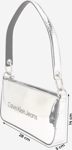 Calvin Klein Jeans - Bolso de hombro en plata