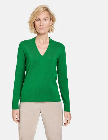 GERRY WEBER Trui in Groen: voorkant