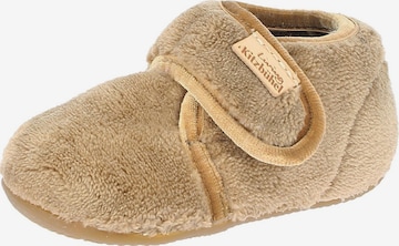 Living Kitzbühel Slipper 'Samt' in Brown: front