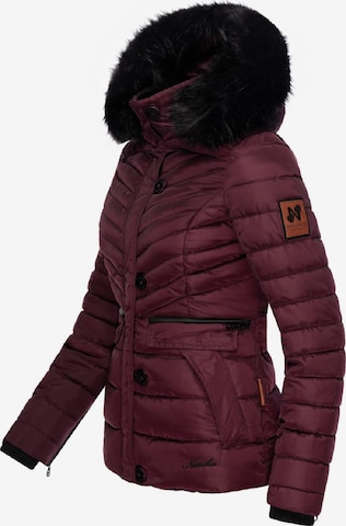 NAVAHOO Winter Jacket 'Wisteriaa' in Red