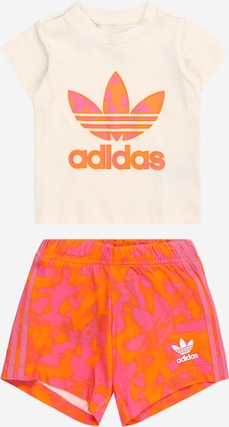 Set de la ADIDAS ORIGINALS pe portocaliu: față