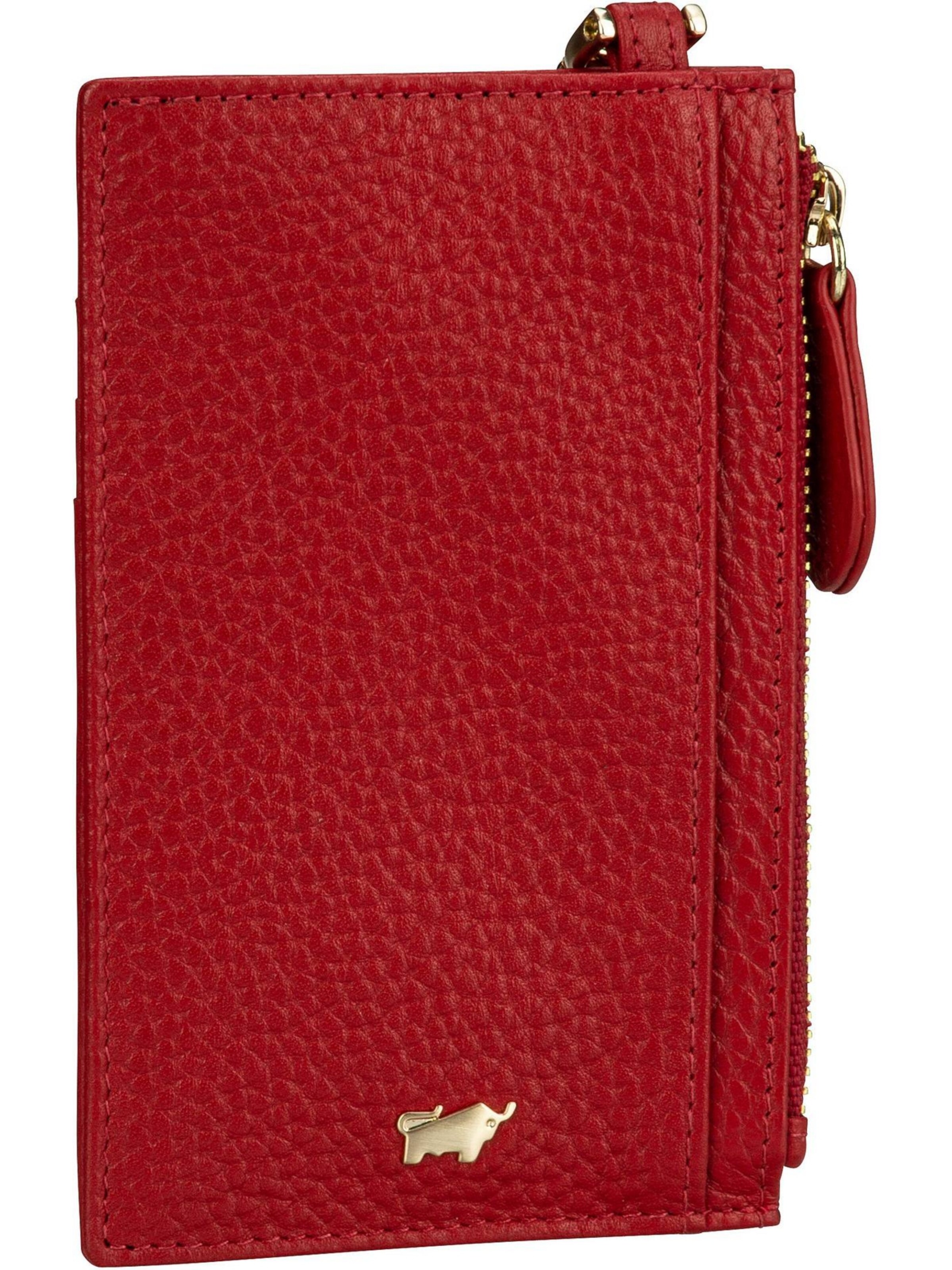 Braun Büffel Schlüsselanhänger 'Asti' in Rot: Vorderseite