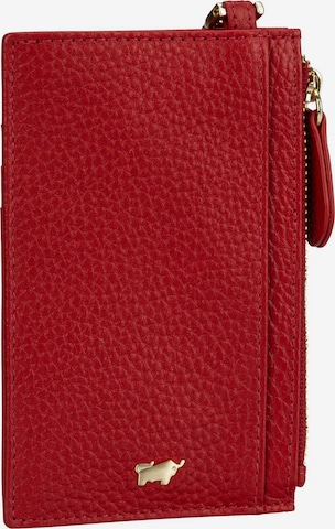 Braun Büffel Key Ring 'Asti' in Red: front