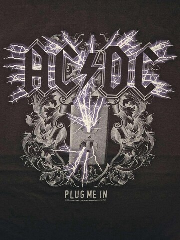 AC/DC Sweatshirt 'Plug me in' in Black