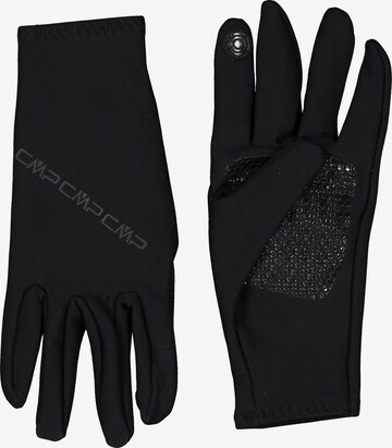 CMP Athletic Gloves in Black: front