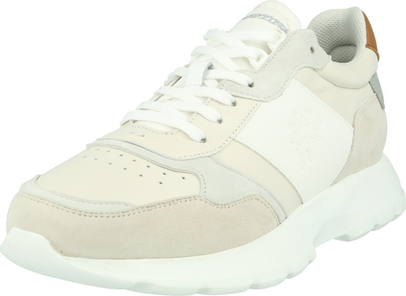 La Martina Sneaker 'MANILA' in Elfenbein Dunkelbeige YR7554 La Martina Sneaker 'MANILA' in Elfenbein Dunkelbeige YR7554