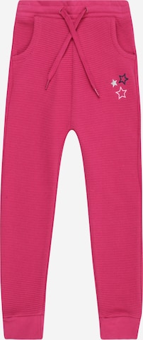 Effilé Pantalon 'Stars' SALT AND PEPPER en rose : devant