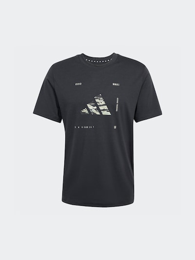 ADIDAS PERFORMANCE Toiminnallinen paita värissä khaki / musta / valkoinen, Tuotenäkymä