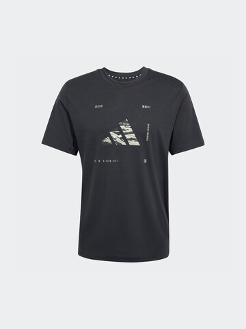ADIDAS PERFORMANCE Funktionsshirt in Schwarz: Vorderseite