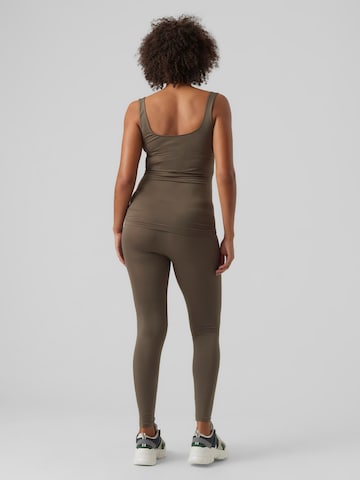 MAMALICIOUS Skinny Leggings 'Jeanne' in Grün