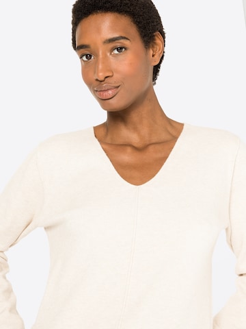 Pull-over 'LAURA' Freequent en beige