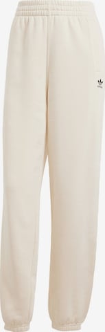 Effilé Pantalon 'Essentials' ADIDAS ORIGINALS en beige : devant