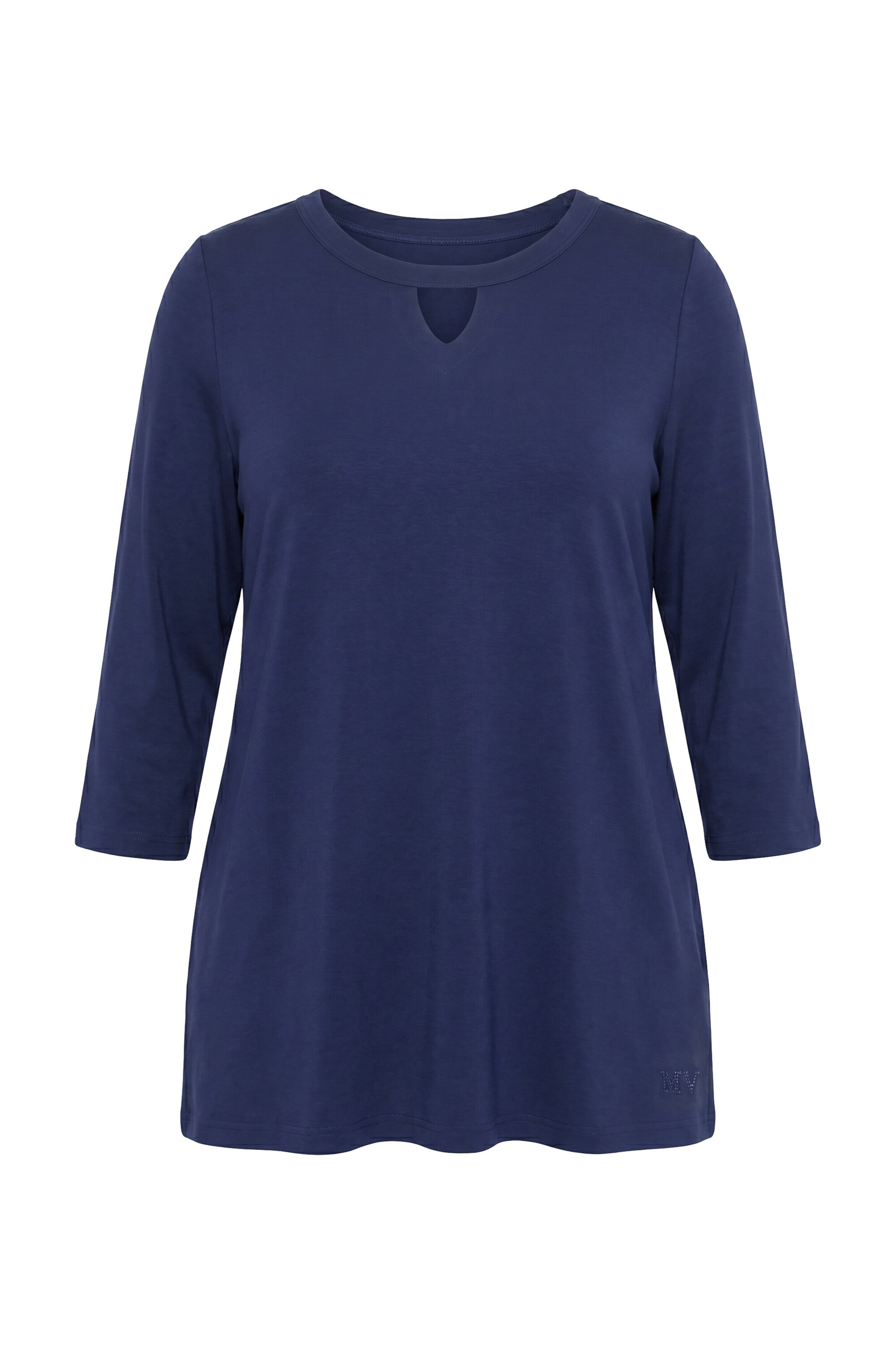 Ulla Popken Shirt in Blau: Vorderseite