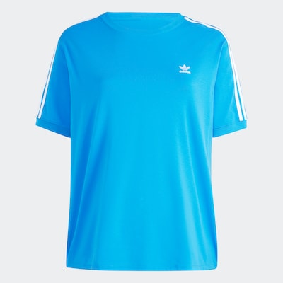 ADIDAS ORIGINALS T-shirt en bleu clair / blanc, Vue avec produit