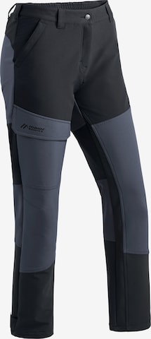Maier Sports Regular Outdoorhose in Grau: Vorderseite