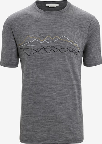 ICEBREAKER Функциональная футболка 'Tech Lite II' в Серый: спереди