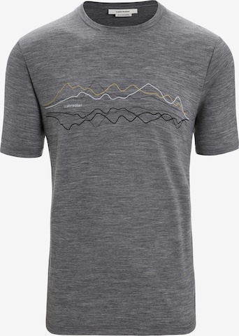 T-Shirt fonctionnel 'Tech Lite II' ICEBREAKER en gris : devant