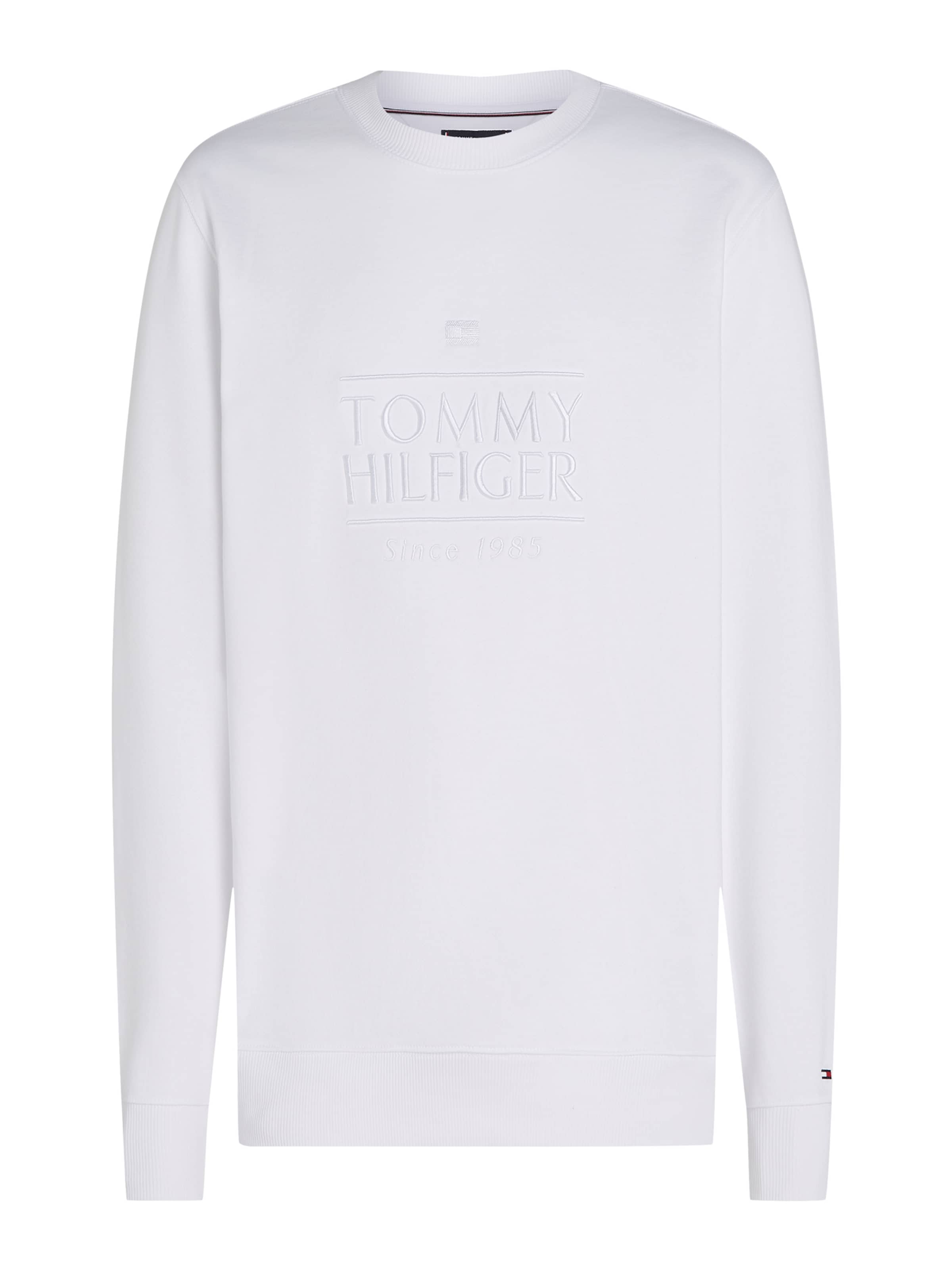 TOMMY HILFIGER Μπλούζα φούτερ σε λευκό: μπροστά