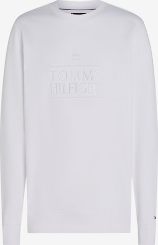 TOMMY HILFIGER Суичър в бяло: отпред