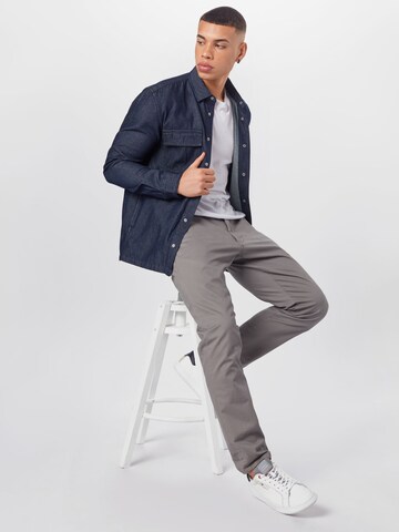 TOM TAILOR DENIM Regular fit Overhemd in Blauw