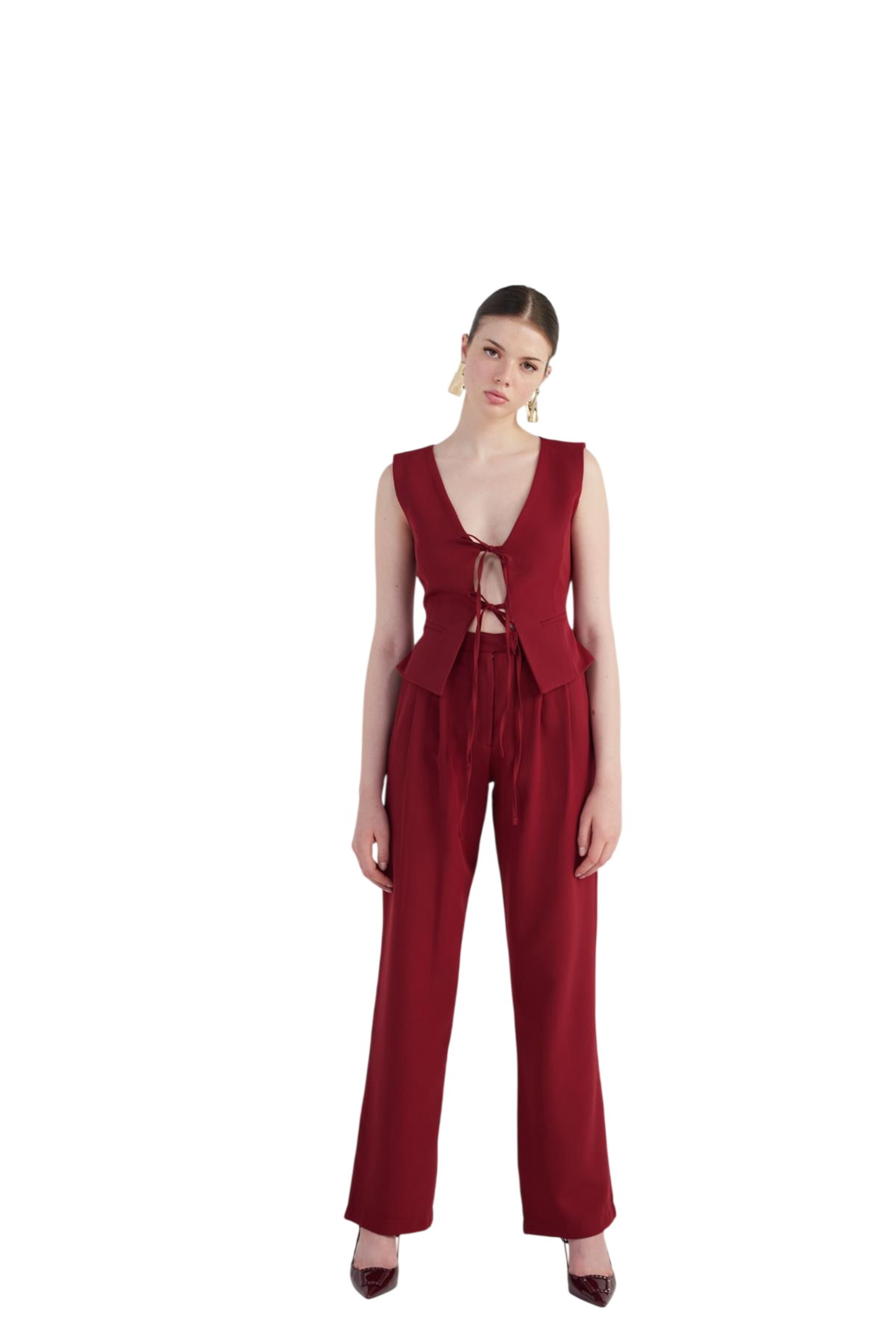 HOLLY LOLLY Loosefit Hose in Rot