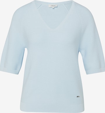 s.Oliver Sweater in Blue: front