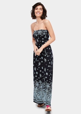 s.Oliver Καλοκαιρινό φόρεμα 'SO Maxikleid Midnight Bl' σε μπλε: μπροστά