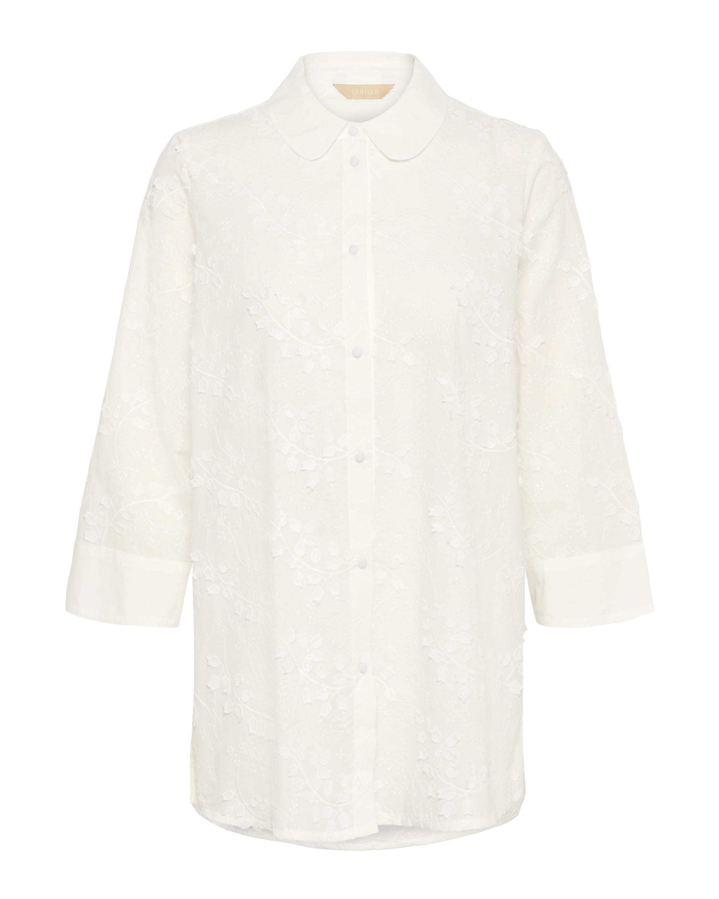 T-shirt 'CUmoni' CULTURE en blanc : devant