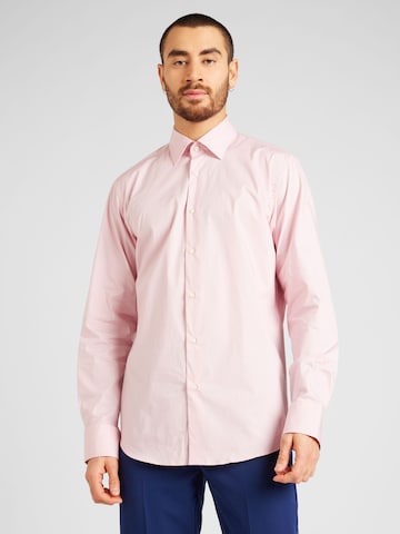 BOSS Black Regular fit Button Up Shirt 'JOE' in Pink: front