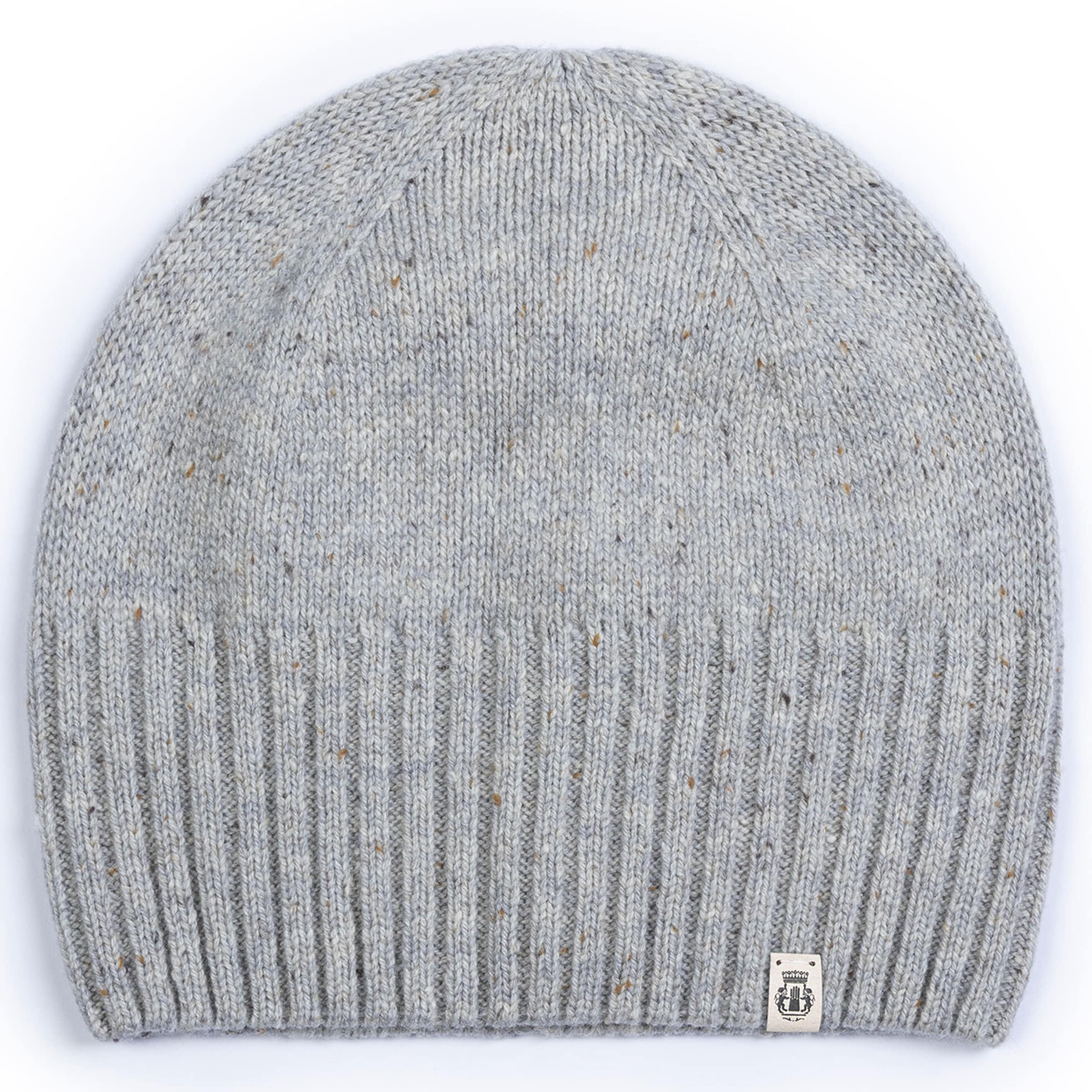 Roeckl Muts ' MERINO TWEED MÜTZE ' in Grijs: voorkant
