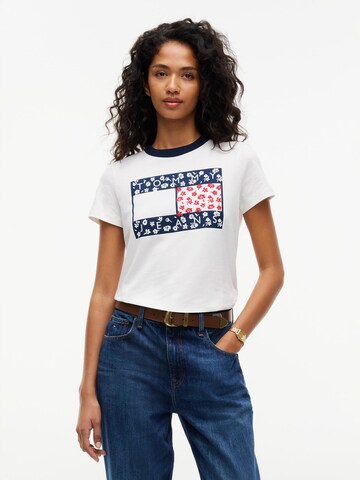 Maglietta di Tommy Jeans in bianco: frontale