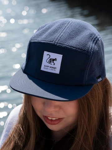 Surf Monkey - Gorra deportiva en azul: frente
