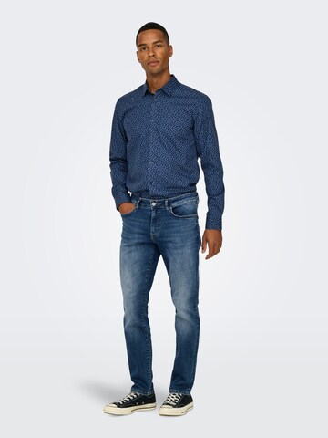 regular Jeans 'Weft' di Only & Sons in blu