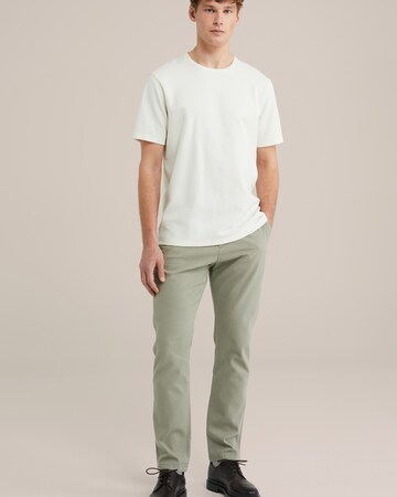 WE Fashion Slim fit Chino trousers in Green