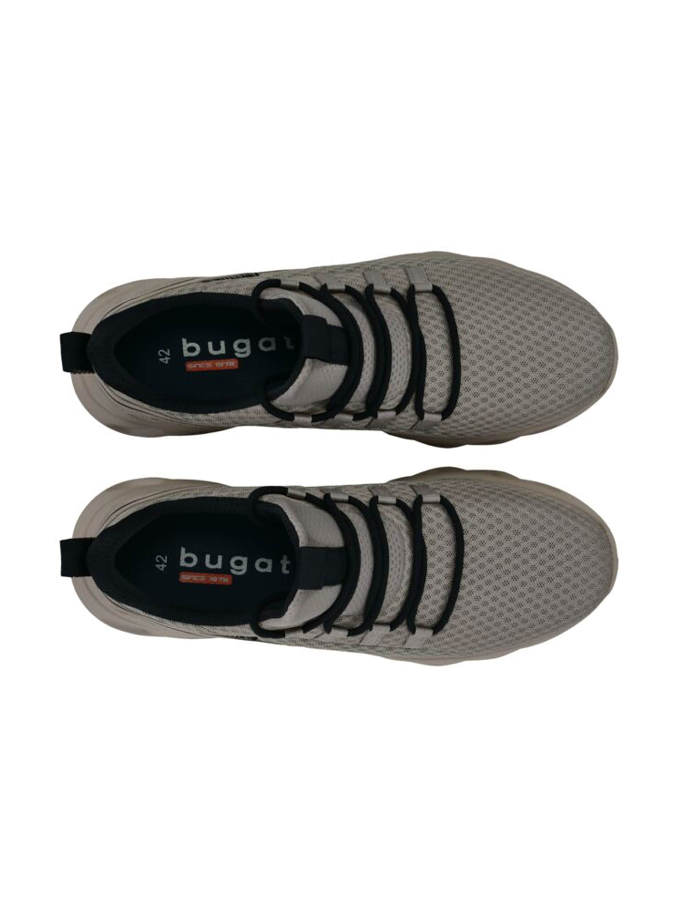 Sneaker low de la bugatti pe gri: sus