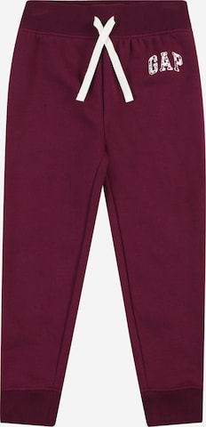 GAP Zúžený Kalhoty – fialová: přední strana