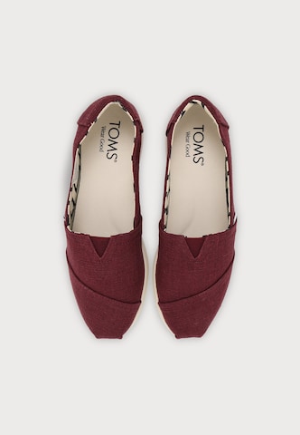 TOMS Classic Flats 'Heritage' in Red