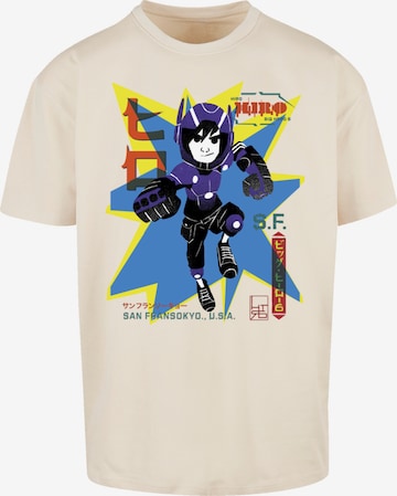 T-Shirt 'Big Hero 6 Hiro Manga' F4NT4STIC en beige : devant