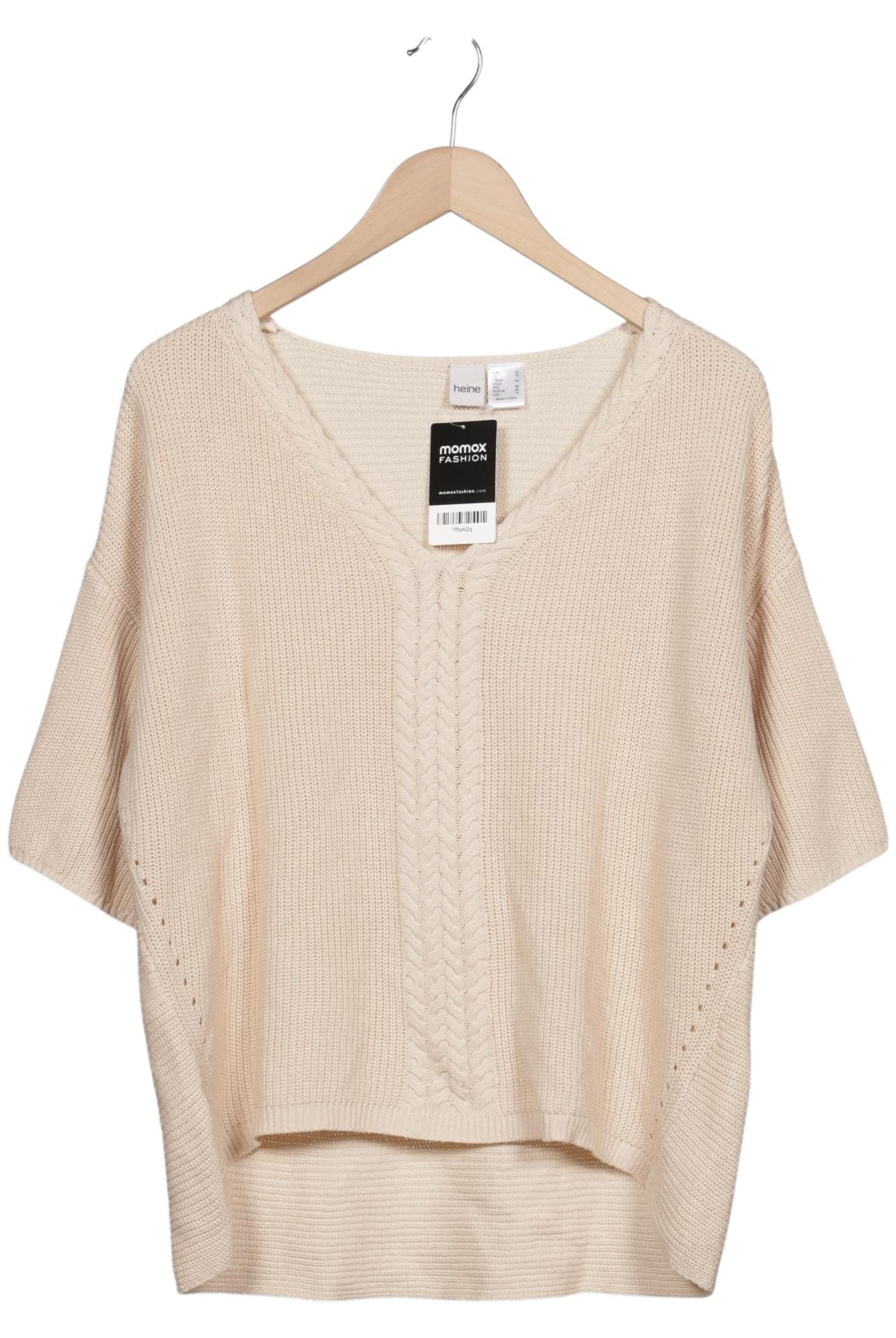 heine Sweater & Cardigan in XL in Beige: front