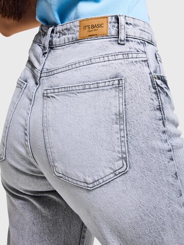 IT'S BASIC Flared Jeans 'FLARE MID RISE JEANS' in Grijs