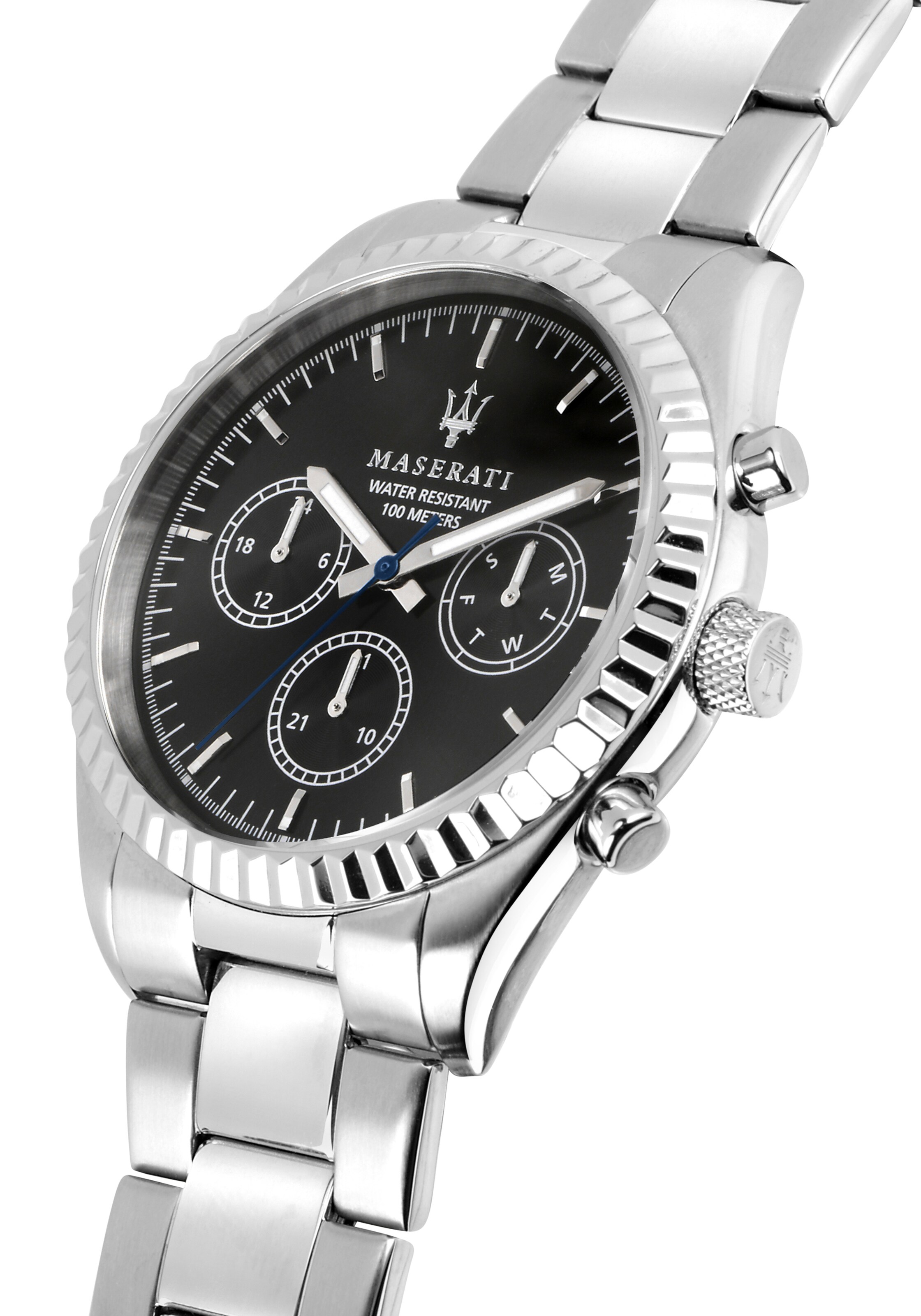 Maserati Uhr 'Competizione' in Silber