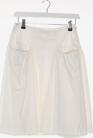 PRADA Skirt in XS in White: front