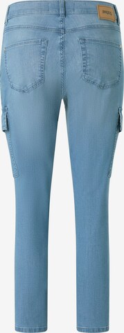 Angels Regular Slim Fit Jeans 'CICI CROP SLIT' in Blau