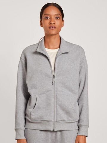 CALIDA Sweatjacke in Grau: predná strana