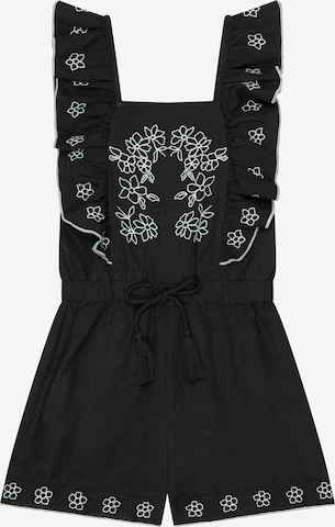 RAFFYA Jumpsuit 'Philo' in Schwarz: Vorderseite