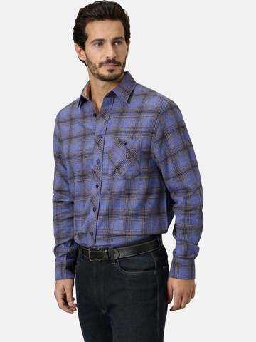 BABISTA Regular fit Overhemd ' Milantara ' in Blauw: voorkant